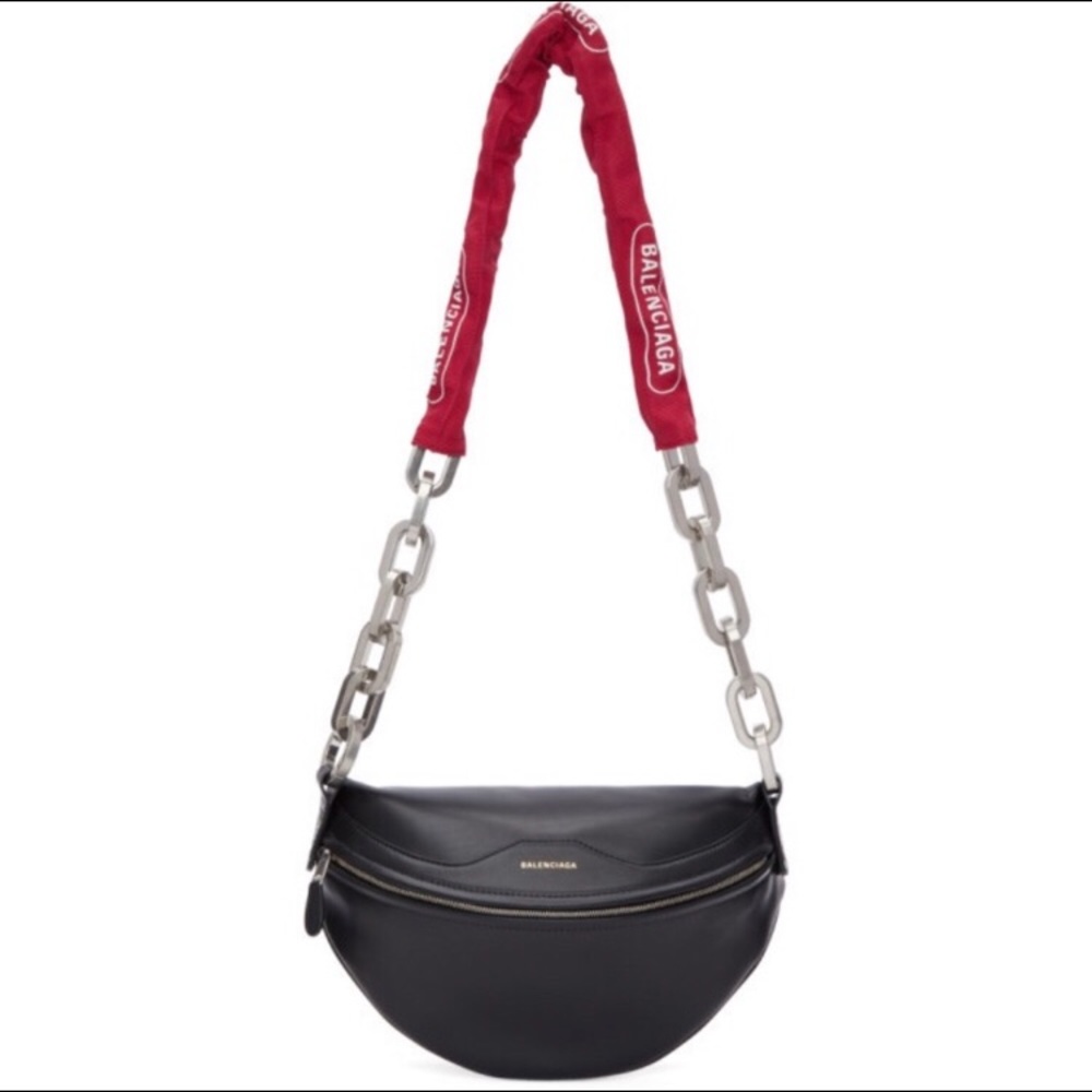 Balenciaga Souvenir Bike Chain Crossbody  Bag